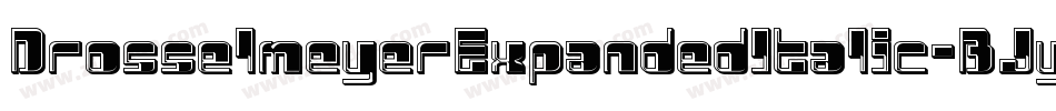 DrosselmeyerExpandedItalic-BJy8字体转换