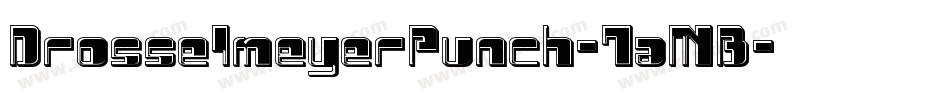 DrosselmeyerPunch-7aMB字体转换