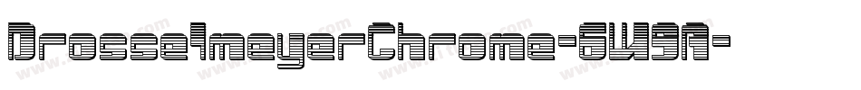 DrosselmeyerChrome-6W9A字体转换