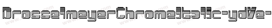 DrosselmeyerChromeItalic-ydVe字体转换