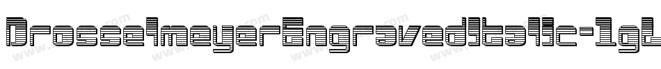 DrosselmeyerEngravedItalic-1gLB字体转换