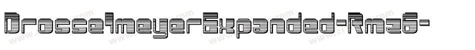 DrosselmeyerExpanded-Rmz6字体转换