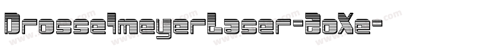 DrosselmeyerLaser-2oXe字体转换