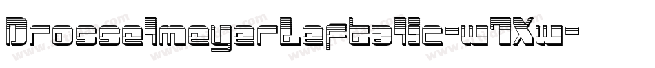DrosselmeyerLeftalic-w7Xw字体转换