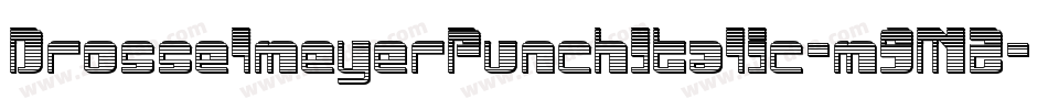 DrosselmeyerPunchItalic-m9M2字体转换