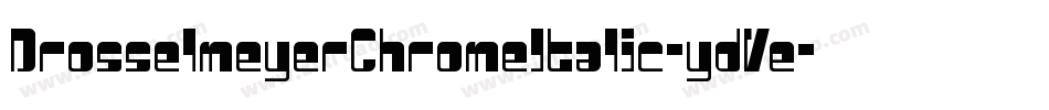 DrosselmeyerChromeItalic-ydVe字体转换
