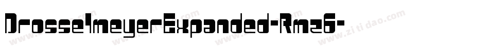 DrosselmeyerExpanded-Rmz6字体转换