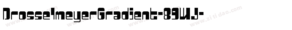 DrosselmeyerGradient-89WJ字体转换