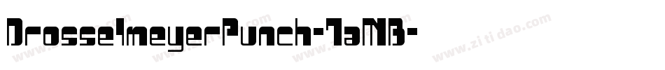 DrosselmeyerPunch-7aMB字体转换