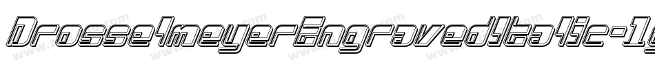 DrosselmeyerEngravedItalic-1gLB字体转换