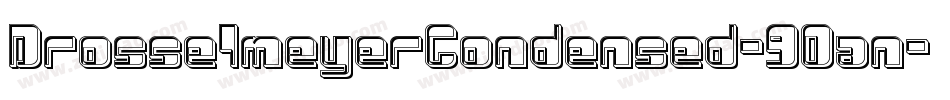 DrosselmeyerCondensed-9Oan字体转换