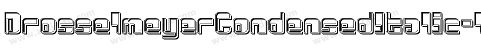 DrosselmeyerCondensedItalic-l1W0字体转换