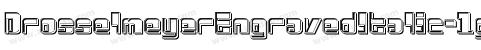 DrosselmeyerEngravedItalic-1gLB字体转换