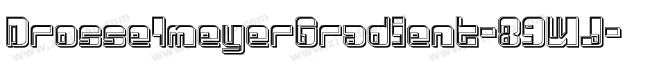 DrosselmeyerGradient-89WJ字体转换