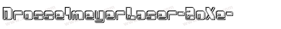 DrosselmeyerLaser-2oXe字体转换