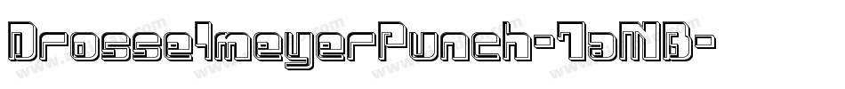 DrosselmeyerPunch-7aMB字体转换