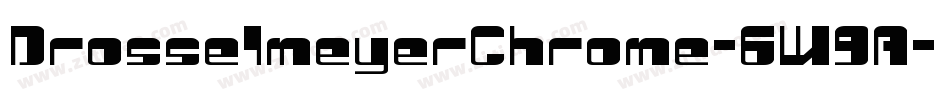 DrosselmeyerChrome-6W9A字体转换