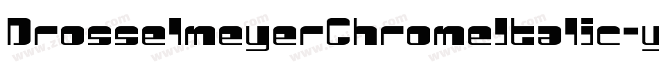 DrosselmeyerChromeItalic-ydVe字体转换