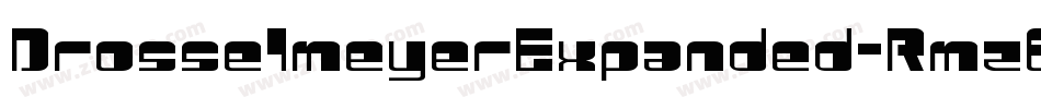 DrosselmeyerExpanded-Rmz6字体转换