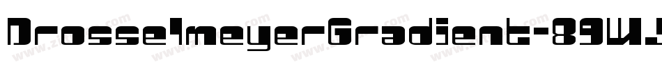 DrosselmeyerGradient-89WJ字体转换