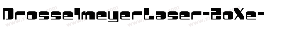 DrosselmeyerLaser-2oXe字体转换