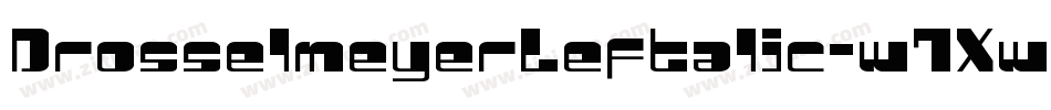 DrosselmeyerLeftalic-w7Xw字体转换
