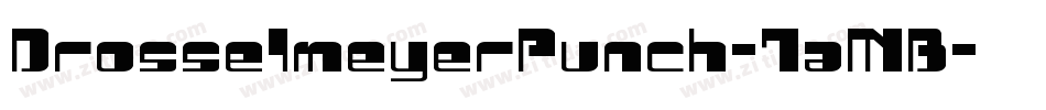 DrosselmeyerPunch-7aMB字体转换