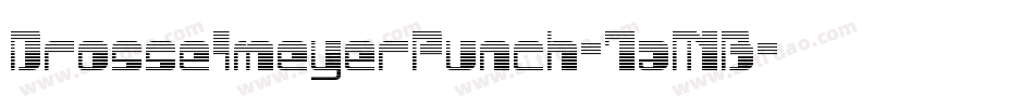 DrosselmeyerPunch-7aMB字体转换