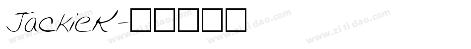 JackieK字体转换