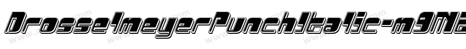 DrosselmeyerPunchItalic-m9M2字体转换