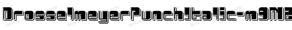 DrosselmeyerPunchItalic-m9M2字体转换