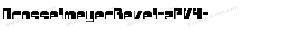 DrosselmeyerBevel-zPV4字体转换