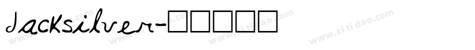 Jacksilver字体转换