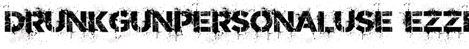 DrunkgunPersonaluse-eZZdB字体转换