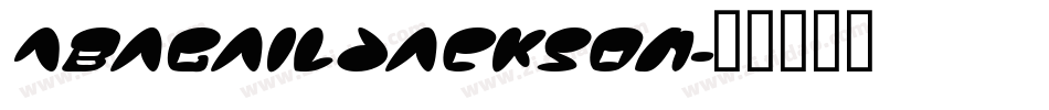 AbagailJackson字体转换