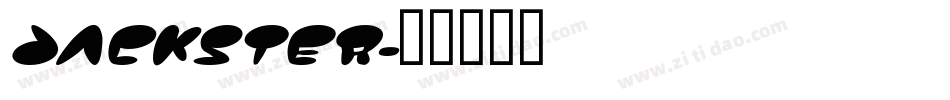 Jackster字体转换