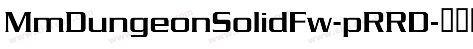 MmDungeonSolidFw-pRRD字体转换