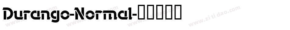 Durango-Normal字体转换