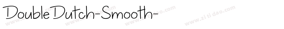 DoubleDutch-Smooth字体转换