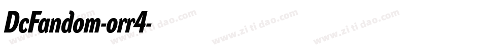 DcFandom-orr4字体转换