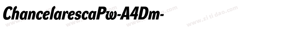 ChancelarescaPw-A4Dm字体转换