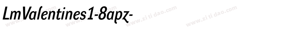 LmValentines1-8apz字体转换