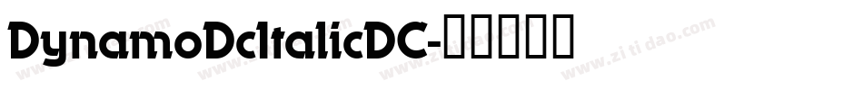 DynamoDcItalicDC字体转换