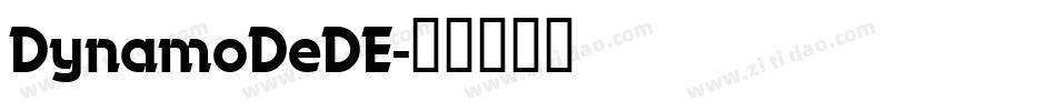 DynamoDeDE字体转换