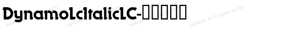 DynamoLcItalicLC字体转换