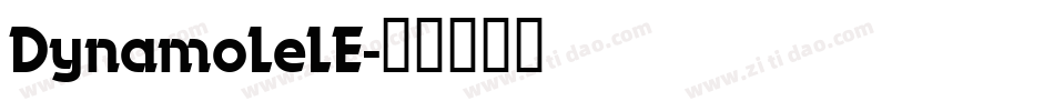 DynamoLeLE字体转换