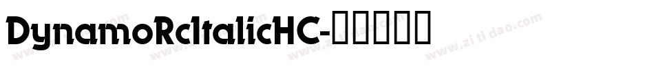 DynamoRcItalicHC字体转换