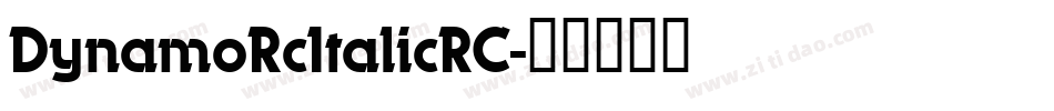 DynamoRcItalicRC字体转换