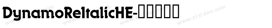 DynamoReItalicHE字体转换