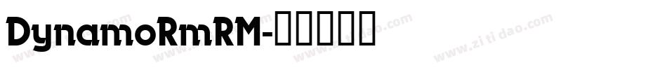 DynamoRmRM字体转换